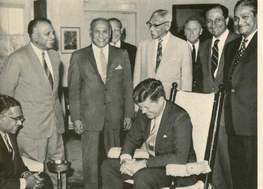 John F. Kennedy meets Ceylonese Parliamentary Delegation, 14 June 1961